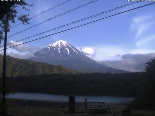 西湖からの富士山