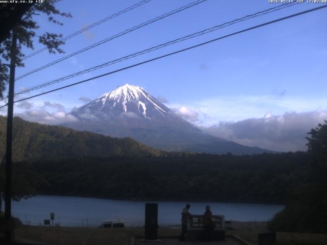西湖からの富士山