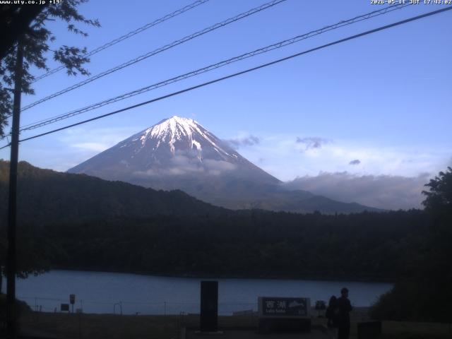 西湖からの富士山