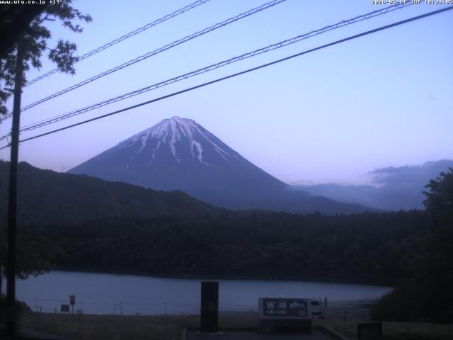 西湖からの富士山