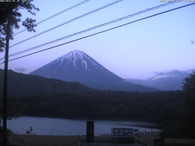西湖からの富士山