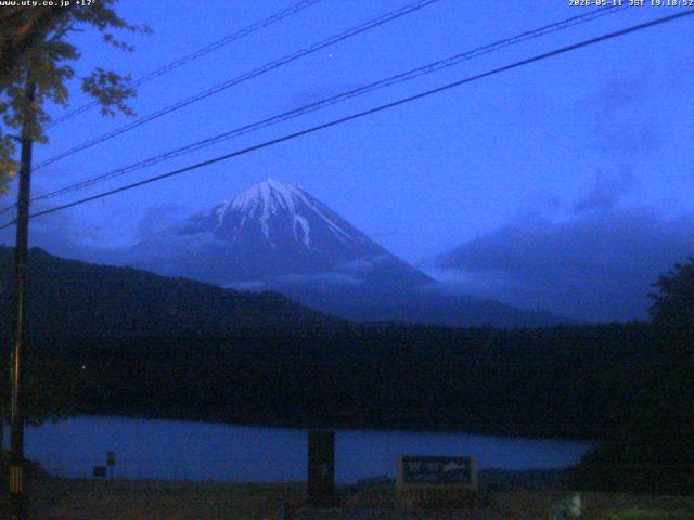 西湖からの富士山