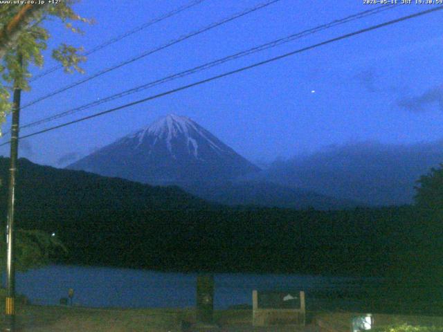西湖からの富士山
