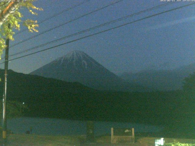西湖からの富士山
