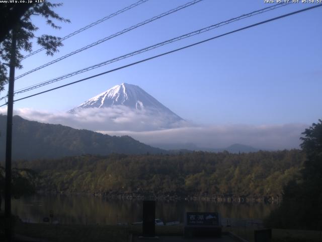 西湖からの富士山