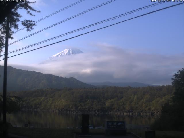 西湖からの富士山