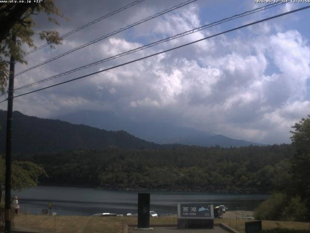 西湖からの富士山