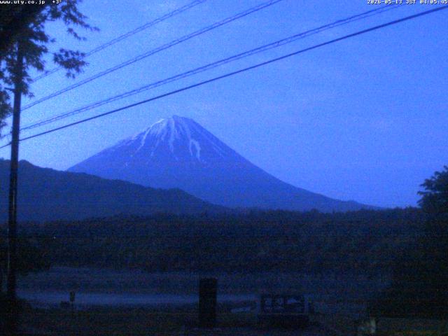 西湖からの富士山