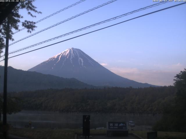 西湖からの富士山