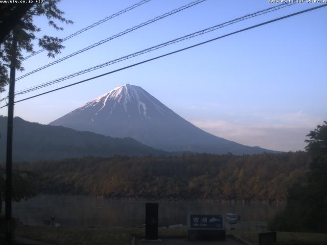 西湖からの富士山