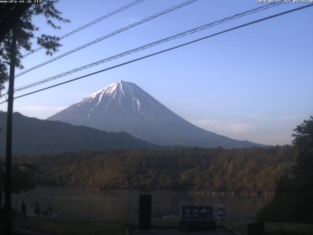 西湖からの富士山