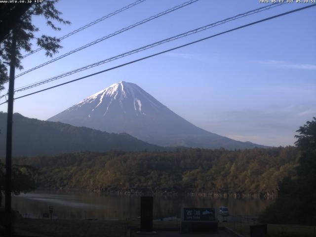 西湖からの富士山