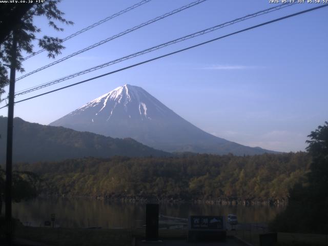 西湖からの富士山