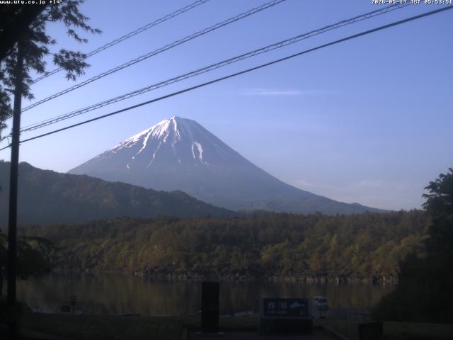 西湖からの富士山