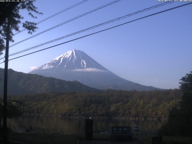 西湖からの富士山