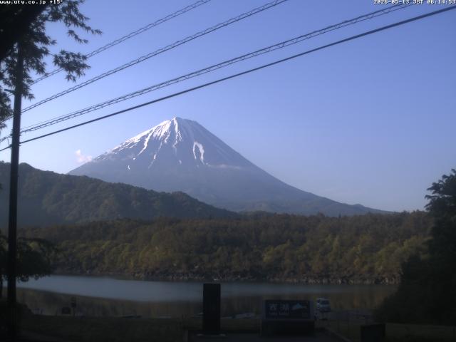 西湖からの富士山