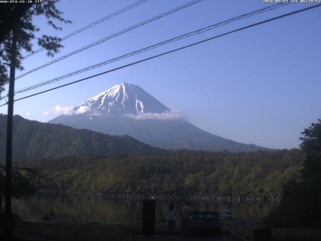 西湖からの富士山