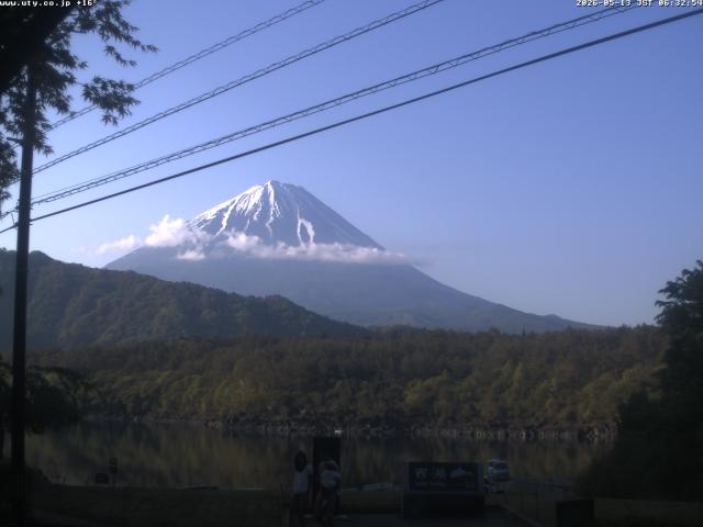 西湖からの富士山