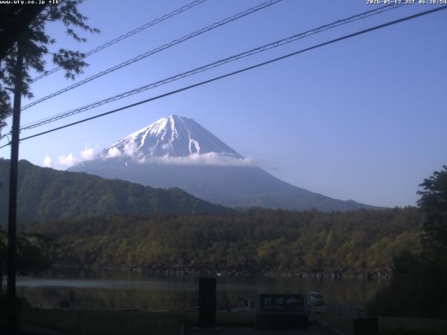 西湖からの富士山