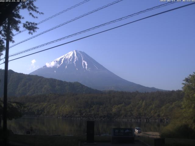 西湖からの富士山