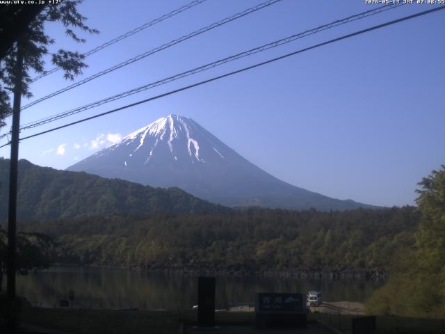 西湖からの富士山