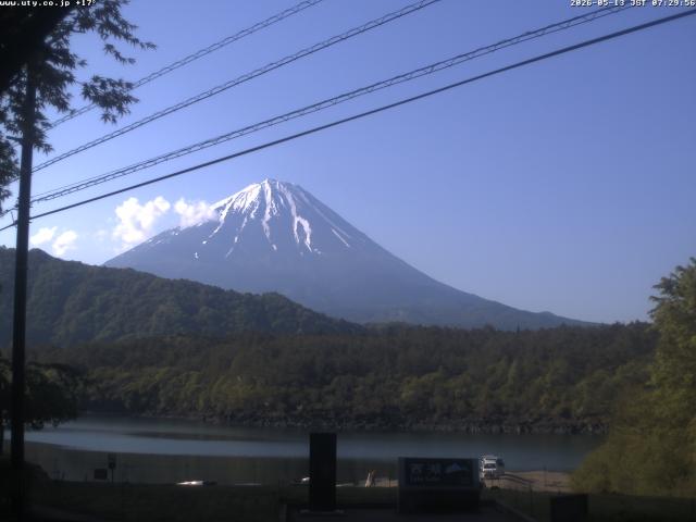 西湖からの富士山