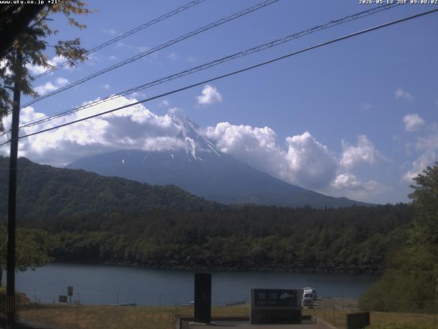 西湖からの富士山
