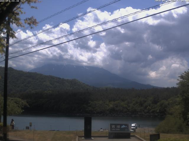 西湖からの富士山