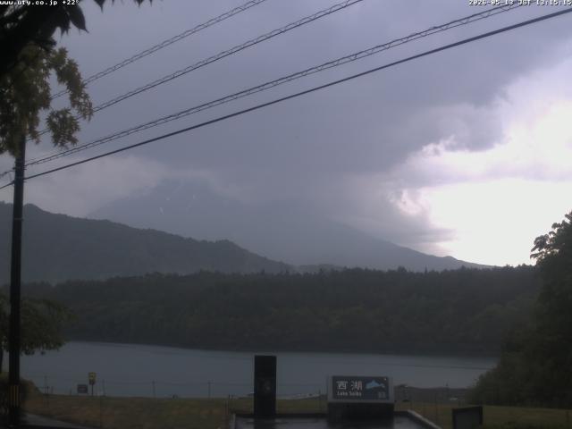 西湖からの富士山