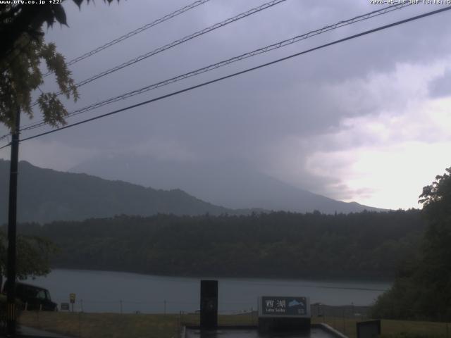 西湖からの富士山
