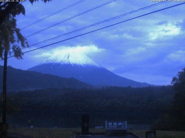 西湖からの富士山