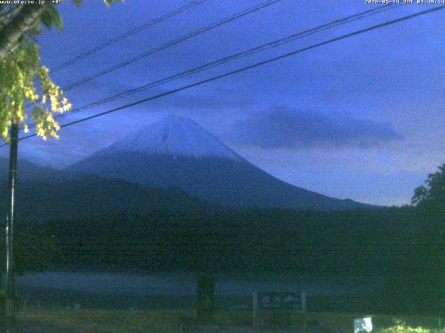 西湖からの富士山