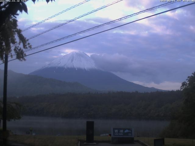 西湖からの富士山