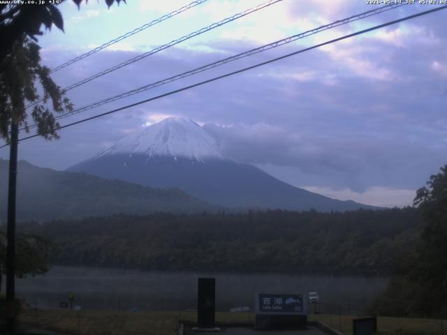 西湖からの富士山