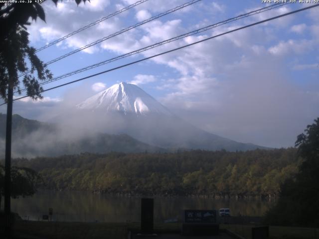 西湖からの富士山