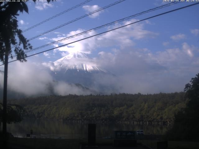 西湖からの富士山
