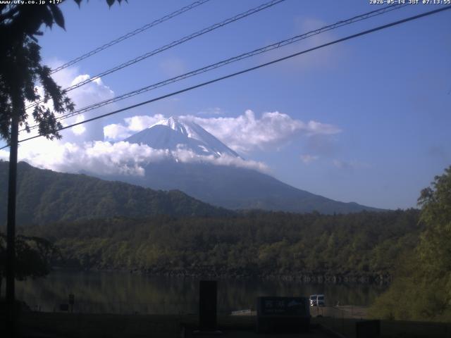 西湖からの富士山