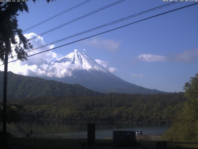 西湖からの富士山