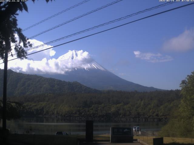 西湖からの富士山