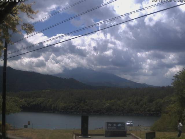 西湖からの富士山