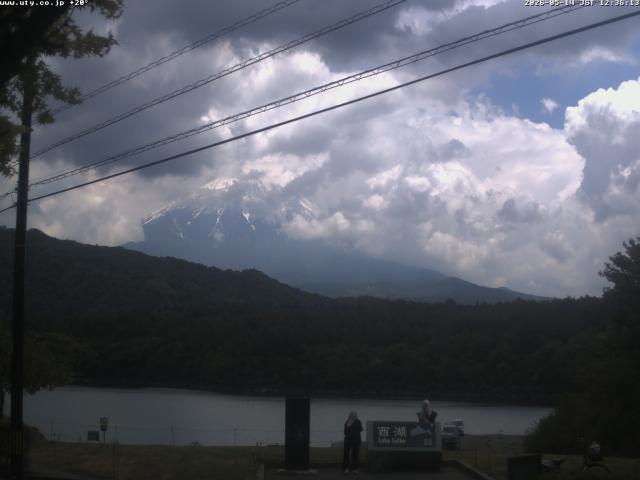 西湖からの富士山