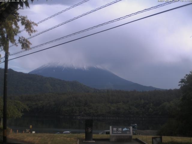 西湖からの富士山