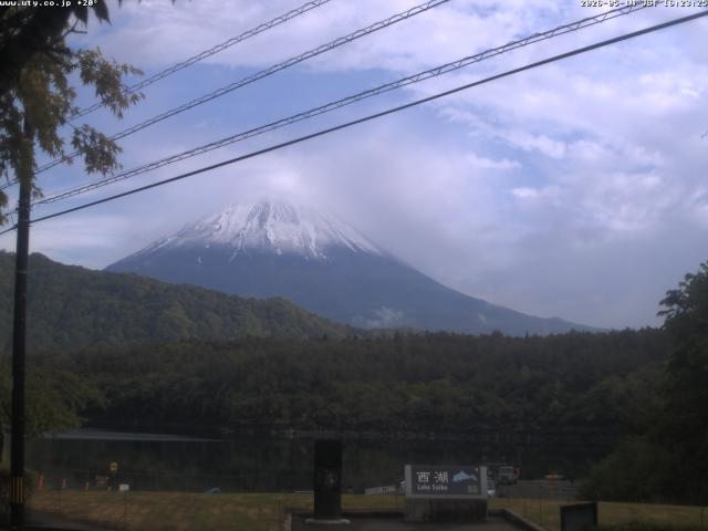西湖からの富士山