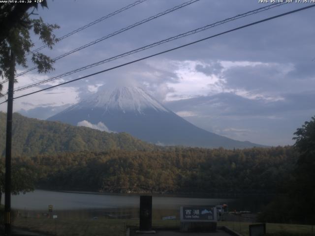 西湖からの富士山