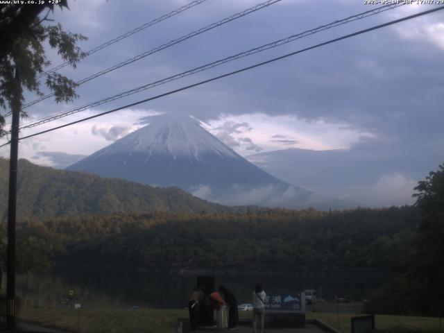 西湖からの富士山