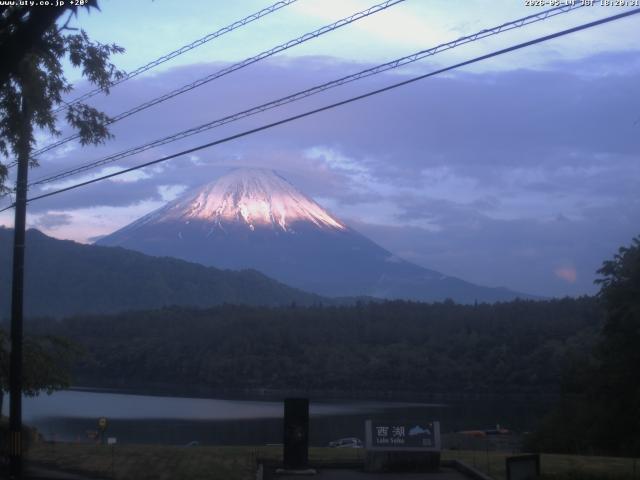 西湖からの富士山