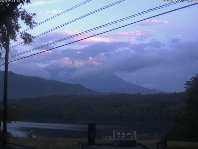 西湖からの富士山