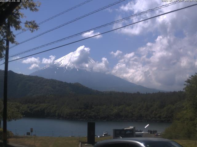 西湖からの富士山