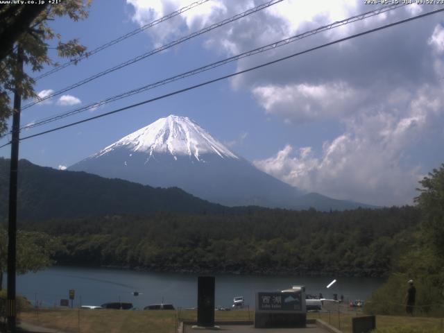 西湖からの富士山