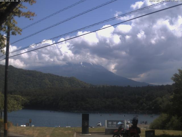 西湖からの富士山